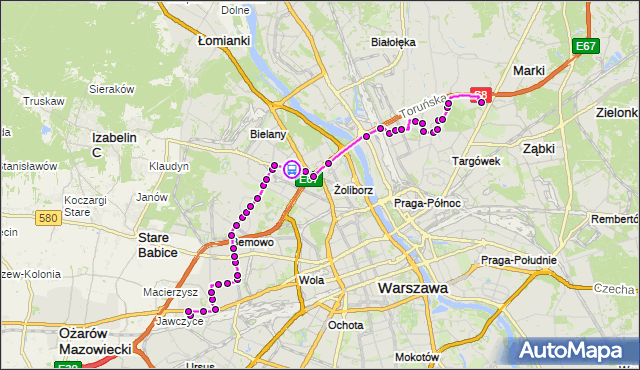 Rozkład jazdy autobusu 112 na przystanku PERZYŃSKIEGO 01. ZTM Warszawa na mapie Targeo