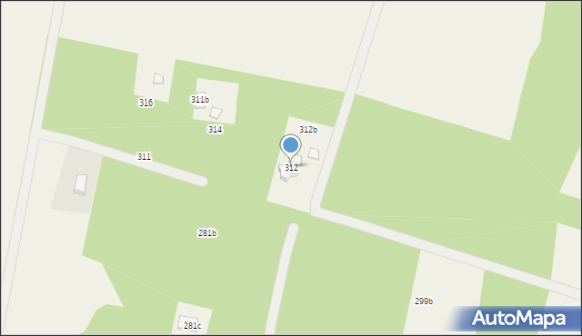 Modlica, Modlica, 312, mapa Modlica