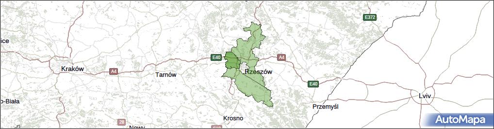 Gmina Świlcza, powiat rzeszowski, województwo podkarpackie na mapie Targeo