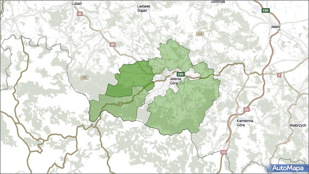 Gmina Stara Kamienica, powiat jeleniogórski, województwo dolnośląskie