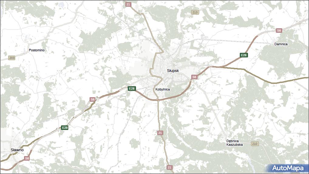 mapa Kobylnica, Kobylnica na mapie Targeo