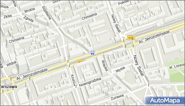 Przystanek KRUCZA 02. ZTM Warszawa - Warszawa na mapie Targeo